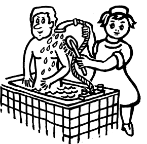 Freihand-Illustration, Pflegezentrum Rohmich, Berlin