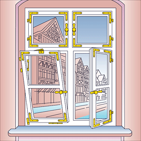 Technische Illustration, GSG Baubeschläge Elsterwerda, (Mac, FH 9.0)