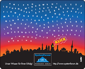Mousepad, Systemforum Wiesbaden-Berlin, Illustration (Mac, FH 9.0)